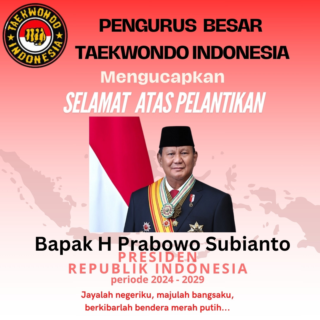 Selamat Atas Pelantikan Bapak H Prabowo Subianto
